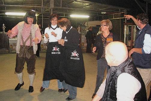 Hermann aus Bayern beim Oktoberfest in Nove, Italien