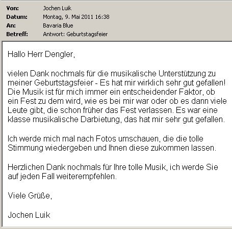 Mail 30. Geburtstag Schwanenbru Bernhausen