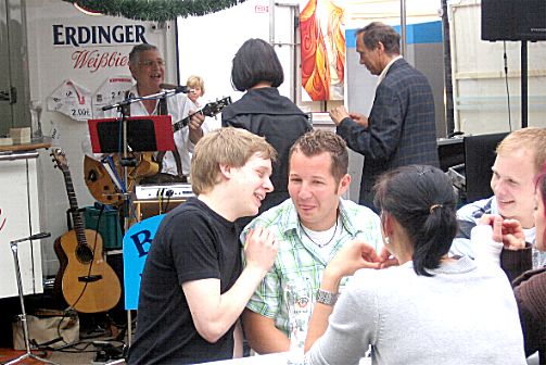 Eurocityfest in Mnster Westfalen im Erdinger Biergarten